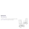Flash Furniture Winston All-Weather Rocking Chair in White Faux Wood, PK2 2-JJ-C14703-WH-GG - alternate 6